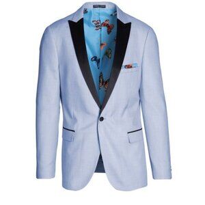 NWT Paisley & Gray 36R Men's Blue Suit Blazer Jacket 5326J Grosvenor Peak Tux